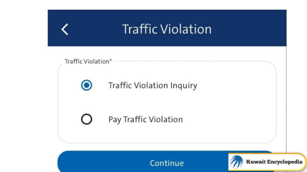 Check Traffic Violation Points in Kuwait via Sahel application