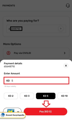 Ooredoo Recharge via App