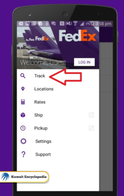 Fedex Tracking Kuwait via App
